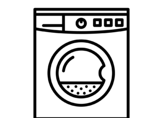 Pralka pralka kolorowanka do drukowania