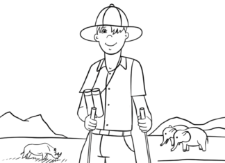 Przewodnik przewodnik kolorowanka do drukowania