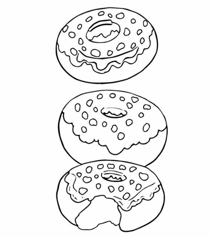 pączki kolorowanka do drukowania