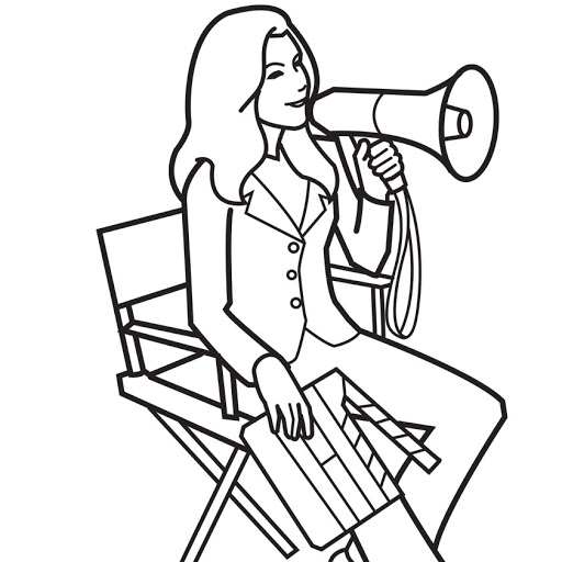 reżyserka kolorowanka do drukowania