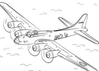 Samolot bombowiec samolot bombowiec kolorowanka do drukowania