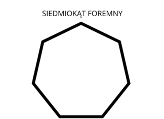 siedmiokąt foremny kolorowanka do drukowania