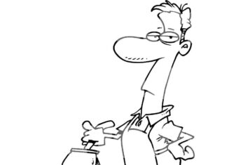 Sprzątacz sprzątacz kolorowanka do drukowania