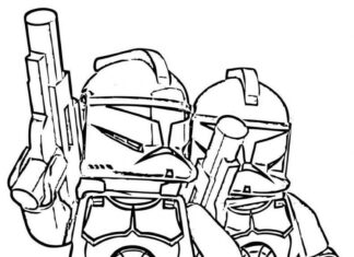 Star Wars Lego star wars kolorowanka do drukowania