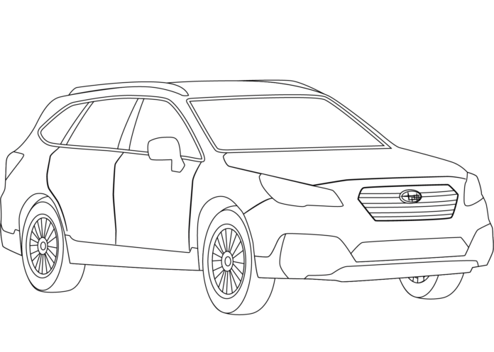 subaru outback kolorowanka do drukowania