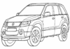 Suzuki suv suzuki suv kolorowanka do drukowania
