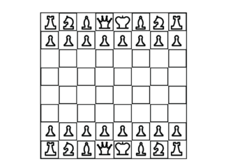 Szachownica szachownica kolorowanka do drukowania