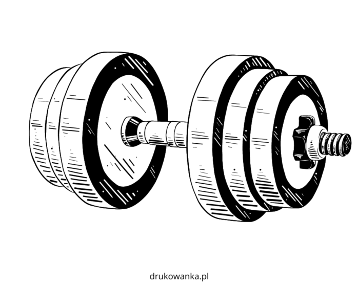 sztanga kolorowanka do drukowania