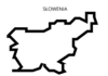 słowenia mapa kolorowanka do drukowania