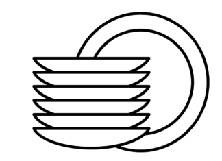 Talerzyki talerzyki kolorowanka do drukowania