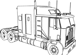 Tir man tir man kolorowanka do drukowania