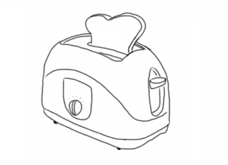 toster kolorowanka do drukowania