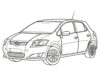 Toyota Auris toyota auris kolorowanka do drukowania
