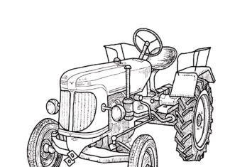 Traktor bez dachu traktor bez dachu kolorowanka do drukowania