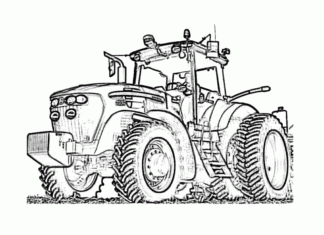 Traktor bruder traktor bruder kolorowanka do drukowania