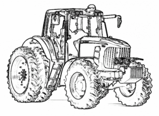 Traktor Claas traktor claas kolorowanka do drukowania