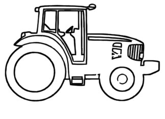 Traktor John Deere traktor john deere kolorowanka do drukowania