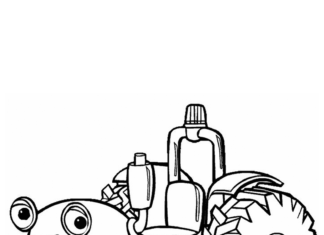 Traktor Tom traktor tom kolorowanka do drukowania