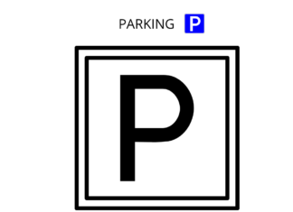 Znak parking znak parking kolorowanka do drukowania