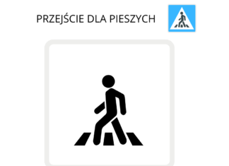 Znak przejście dla pieszych znak przejście dla pieszych kolorowanka do drukowania