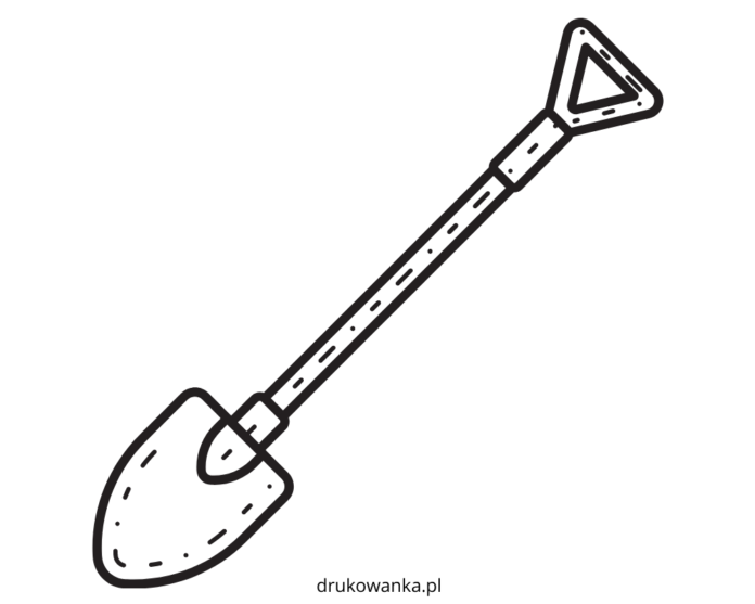 Łopata obrazek do drukowania