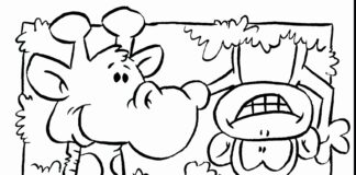 Afrykańskie zwierzątka Afrykańskie zwierzątka kolorowanka do drukowania