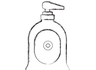 żel antybakteryjny kolorowanka do drukowania