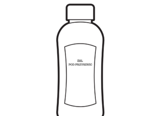 żel pod przysznic kolorowanka do drukowania