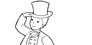 Chłopak czeka na dziewczynę chłopak czeka na dziewczynę kolorowanka do drukowania