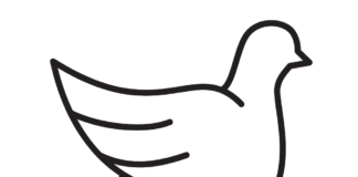 Gołębica duch święty gołębica duch święty kolorowanka do drukowania