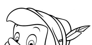 Głowa Pinokio głowa pinokio kolorowanka do drukowania