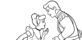 Kopciuszek na balu kopciuszek na balu kolorowanka do drukowania