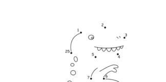 Krokodyl łączenie cyferek krokodyl łączenie cyferek kolorowanka do drukowania