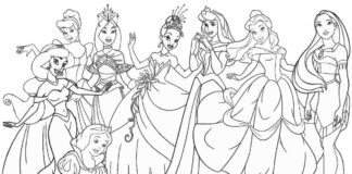 Księżniczki na balu księżniczki na balu kolorowanka do drukowania