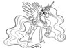 kucyk celestia pony kolorowanka do drukowania