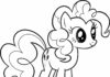 Kucyk pony pinkle pie kucyk pony pinkie pie kolorowanka do drukowania