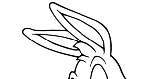 Mały królik bugs mały królik bugs kolorowanka do drukowania