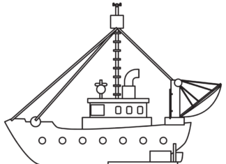 motorówka rybacka kolorowanka do drukowania