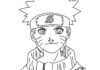 naruto twarz kolorowanka do drukowania