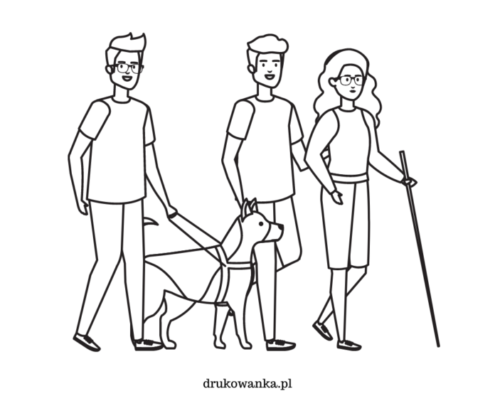 pies przewodnik po górach kolorowanka do drukowania