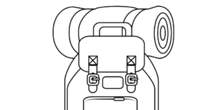 Plecak turystyczny plecak turystyczny kolorowanka do drukowania