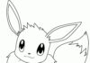 Pokemon Eevee pokemon eevee kolorowanka do drukowania