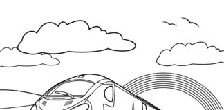 Szybki pociąg pendolino szybki pociąg pendolino kolorowanka do drukowania