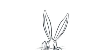 Wesoły królik bugs wesoły królik bugs kolorowanka do drukowania