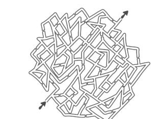 znajdź drogę w labiryncie kolorowanka do drukowania