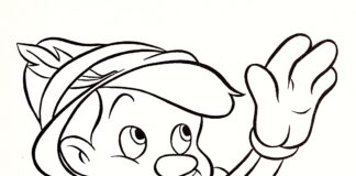 Chłopak z drewna chłopak z drewna kolorowanka do druku