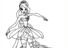Czarodziejka z bajkowego klubu czarodziejka z klubu winx kolorowanka do druku
