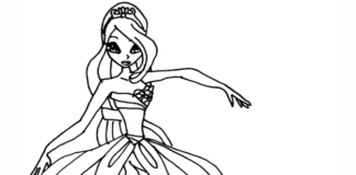 Czarodziejka z bajkowego klubu czarodziejka z klubu winx kolorowanka do druku