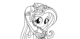 Dziewczyna z Equestra dziewczyna z equestra kolorowanka online