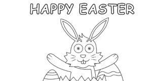 Kartka na wielkanoc kartka na wielkanoc kolorowanka online